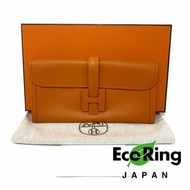 △ Hermes 愛馬仕 Jige Elan 29 93 Orange Epsom Calfskin Clutch Stamp [R] 愛馬仕橙色壓紋牛皮手拿包 [R]刻 - 247004035