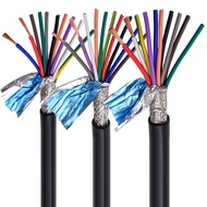 Multi-core shielded cable RVVP20AWG 0.5mm2 3 4 5 6 8 10 12 14 16 20 24 core anti-interference contro
