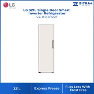 LG 321L Single Door Smart Inverter Upright Freezer GC-B414FGQF | Multi Air Flow | ThinQ (Wi-Fi) | Smart Diagnosis™ | Freezer With 1 Year Warranty