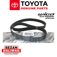 ORIGINAL TOYOTA DRIVE BELT FAN BELT ALTERNATOR BELT WIGO 2012-2021 6PK1155 9004A-91063