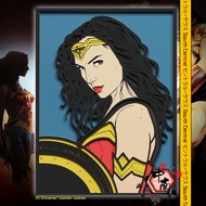 3D Multilayer DC Universe Wonder Woman Poster