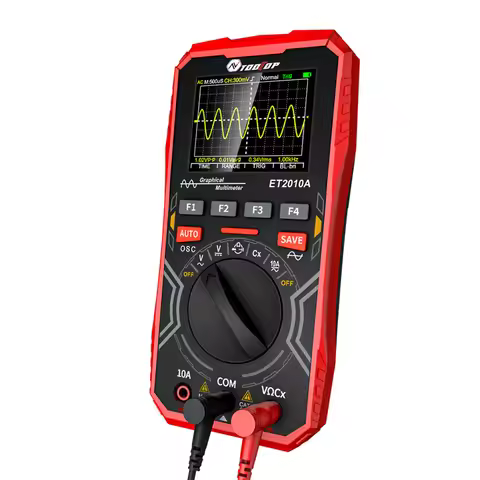1MHz Digital Oscilloscope Multimeter AC 10A 600V 2.5Msps Graphical Handheld Oscilloscope Multimeter 