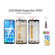 Original LCD with Frame For VIVO  Y3  Y11 Y12  Y15  Y17 2019 LCD Display With Touch Screen Display Digitizer