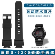 Sesuai untuk tali jam tangan silikon sukan resin G-9200 GW-9200/GW9110 untuk lelaki.
