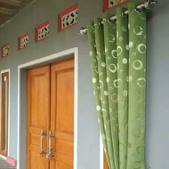 Gorden Pintu Dan Jendela Gorden Murah Motif Polkadot Gorden Embos Premium Poliyester Grade A Gorden 