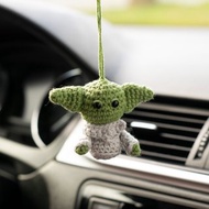 Baby Yoda汽車配件後視鏡挂件Grogu挂件平安車掛玩具玩具汽車用品