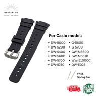 Tali jam sesuai untuk Casio DW-5000 DW-5200 DW-5400 DW5600 DW-5700 DW-5750 G-5600 G-5700 GW-M5600 PU