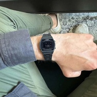 HUBSTORE CASIO 卡西歐 Casioak 黑色不鏽鋼錶帶 細錶徑 B640 B640WB B640WB-1 B640WB-1B 全黑色 原裝黑底白字 防水 五款色有現貨