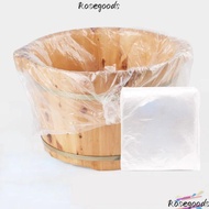 ROSEGOODS 90PCS Bath Basin Bags, Foot  SPA Plastic Disposable Foot Tub Liners,  Thicken 55*65cm Foot