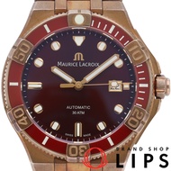 Maurice Lacroix Aikon Venturer Asia 43mm 限量版腕錶 AI6058-BR26B-530-6，含錶盒、保固卡、青銅/皮錶帶，男士腕錶，酒紅色，成色極佳 [二手]