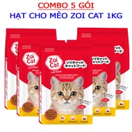 Thức ăn hạt cho mèo giá rẻ Zoi Cat 1kg
