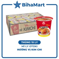 [15-CUP BOX]- OTTOGI - Ottogi cup noodles with Kimchi flavor, Ottogi cup noodles, Otogi Korean cup n