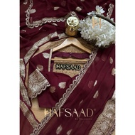 GEORGETTE MAROON SAREE