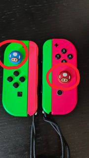 磨菇 搖桿帽 貓爪適用於switch 1