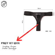 Ikat Pinggang Sabuk Borgol Bdsm Dapat Disesuaikan