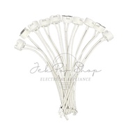 ขั้วหลอดฮาโลเจน MR16 GU4 GU5.3 ทรงกลม Halogen Socket ฐานซ็อกเก็ตเชื่อมต่อหลอดฮาโลเจน สายถักทนความร้อ