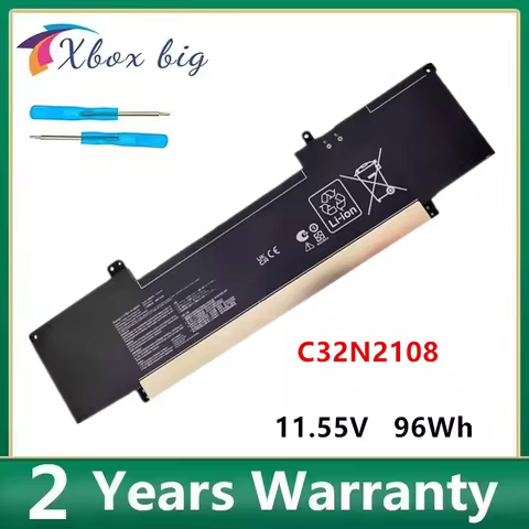 C32N2108 Laptop Battery For Asus ZenBook Pro 16X OLED UX7602ZM UX7602VI 0B200-04180000 Notebook