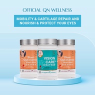 [Super Value Pack] QN Wellness - Plant Glucosamine & Vision Care - 100% Plant Based - 60 Capsules x 