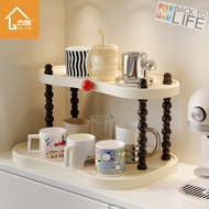 Cup Storage Rack U16S Bathroom Kitchen Drain Multi-Layer Heightened Tray Water Coffee Seasoning U16S