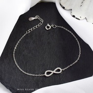 Miuu Silver Bracelet, Infinity Female Bracelet