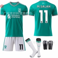 2526 Club Isaac No. 11 Salah Liverpool Away Green 7 Wirtz Quick-Dry Soccer Jersey （ALO）