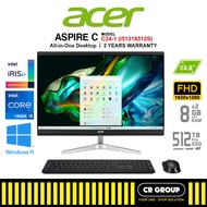 Acer Aspire C C24-1 (i51316512S) 23.8" FHD 120Hz All-in-One Desktop - 2x8GB RAM  - 512GB SSD (1Yr Ac