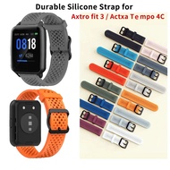 Axtro Fit 4 3 Strap Silicone Sport Watch Band for Actxa Tempo 5C 4C Smart Watch Accessories