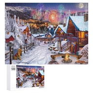 Winter Playground Puzzle 500 Color Printing Decompression Puzzle 1000 Piece Wooden&amp;Puzzle Leisure DIY Toy Jigsaw Puzzle