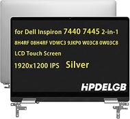 Replacement for Dell Inspiron 7440 7445 2-in-1 8H4RF 08H4RF VDWC3 9JKP0 W03C8 0W03C8 LCD Touch Scree