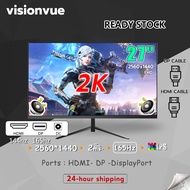 Monitor PC 27Inch Curved Monitor Gaming 75HZ Wiht 24Inch  VGA HDMI Lcd Monitor FHD 144HZ Display Scr