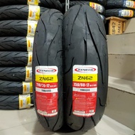 Zeneos Motorcycle Tire Package 110/70-17 And 150/60-17 Tubeless Ring 17 For R25 R15 CBR Ninja