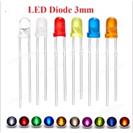 Diffused LED Diode lamp color F3 3mm 3 mm