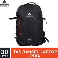 EIGER WANDERS LAPTOP BACKPACK 30L - BLACK / TAS LAPTOP