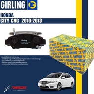 GIRLING Brake Pads Calipers HONDA CITY GM2 Cars Engine 1.5L CNG 2010-2013