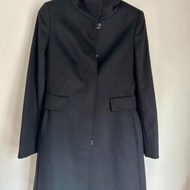maxmara 黑色羊毛大衣外套 全新有吊牌34號胸圍94衣長86