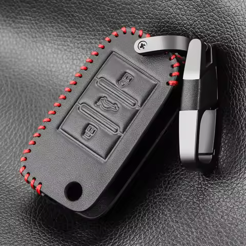 Leather Car Key Cover For Roewe RX5 MG3 MG5 MG6 MG7 MG ZS GT GS 350 360 750