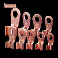 PEONYTWO 10pcs/pack OT Cable Connector Kit, 10A-80A Bolt Hole OT Wire Nose Terminal Crimp, Durable 1