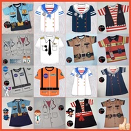 NASA FULLPRINT T-shirt for Kids and Adults, Zoo Keeper Pilot Costume, Police Doctor Sailor FiremanNa