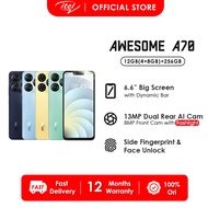 itel A70 RAM 12GB (4GB+8GB)+ROM 256GB 5000mAh Type-C