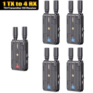 VRRIIS WL097P Wireless HDMI Extender 4K Audio Video Transmitter and Receiver 400m Support Battery Du