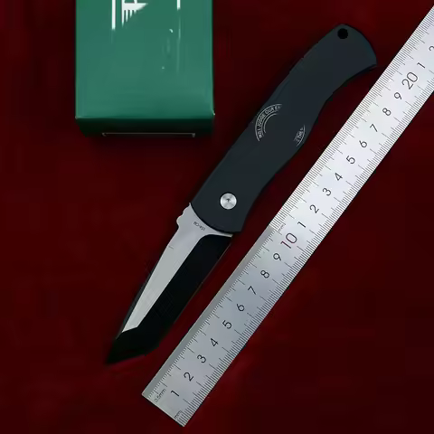 LEMIFSHE New CQC7 folding knife with aluminum alloy handle 154CM blade outdoor camping EDC tool knif