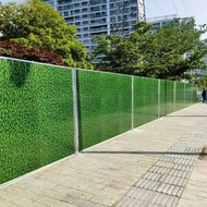 Construction Site Fence Board Wave Plate Iron Sheet Cement Post Project Hoarding Metrolin Constructi