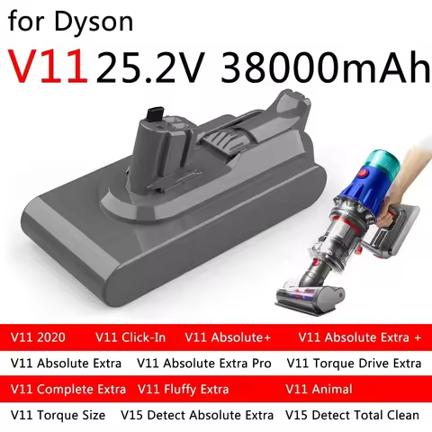 for Dyson Vacuum 0mAh 100.8Wh Battery For Dyson Torque Drive Extra V11 Complete Extra V11 Fluffy Ext