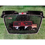 Audi TT TTRS RS MK2 chrome edition front grill grille sarung front logo rear emblem bodykit body kit