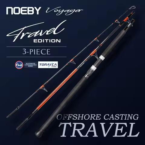 NOEBY VOYAGER Travel Popping Fishing Rod 2.49m Offshore Casting Fuji Torayca Portable Big Game GT Tu