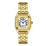 Manufacturer Supply IBSO IBSO Retro Feel Square Small Dial Steel Band Female Watch 1199 Small Watch 