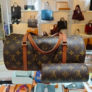LV Monogram Papillon 日本中古 巴比龍包包