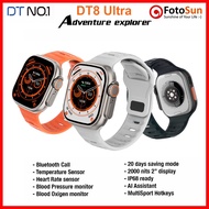 DT8 Ultra WearPro smartwatch - temperature, heart rate sensor 49mm