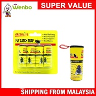 Wenbo Fly Sticky Roll Fly Sticky Paper Fly Trap Sticky Fly Roll Fly Stick Flies Sticky Tape Fly Catc