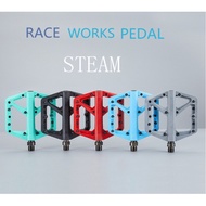 [SG SELLER] RACEWORK Bicycle Nylon Pedal Ultralight Seal Bearings Flat Mountain Bicycle Pedals Road 
